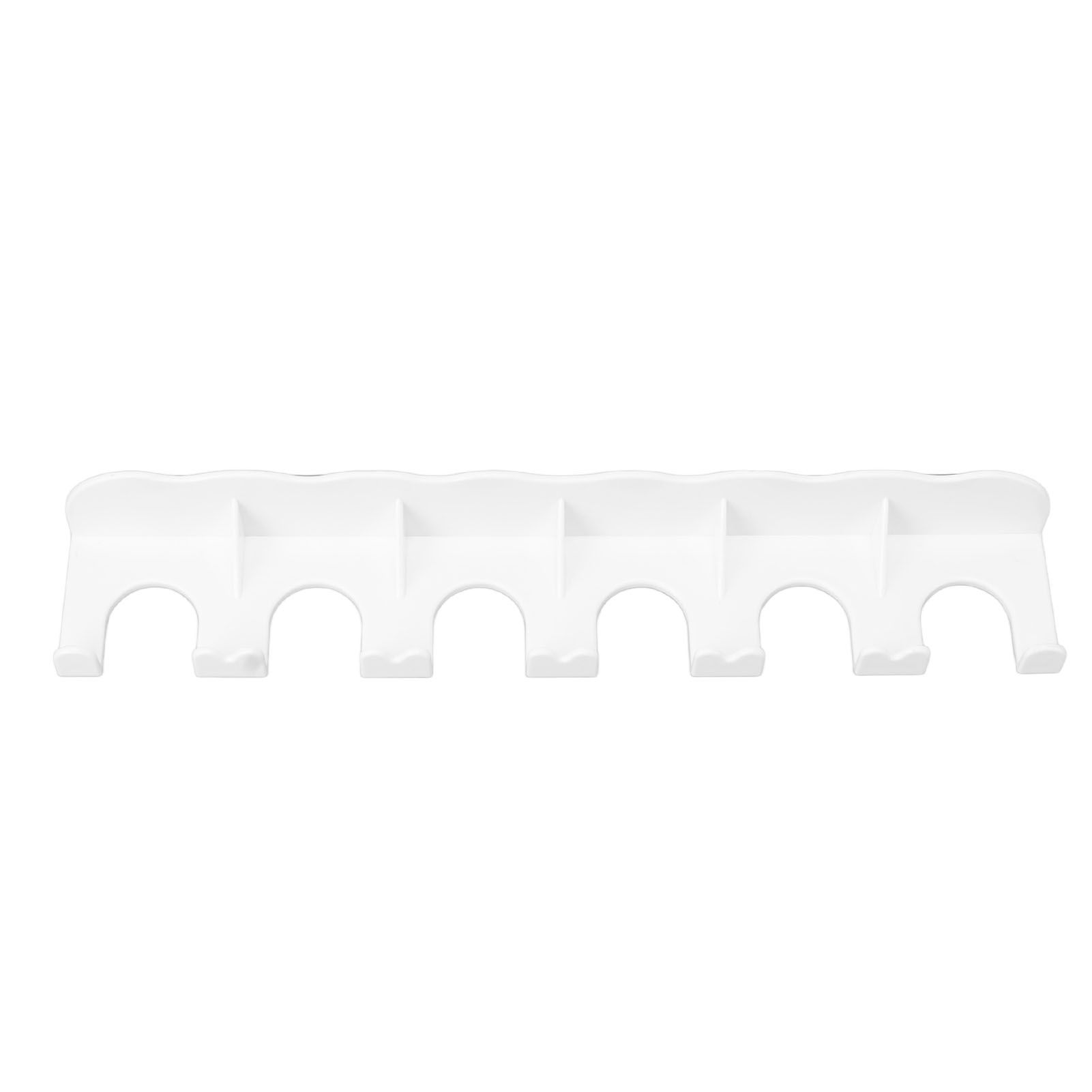 Food Pouch Hanger ABS 6 Holes Food Pouch Hanger Organizer for Round Helicopter Lid Type Yogurt Bottle — image 6