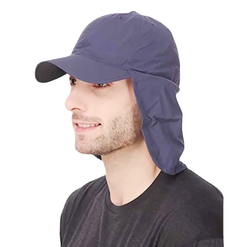 Nevy Blue UV Protection Outdoor Sun Hat with Neck Flap - Lightweight and Breathable โ image 3