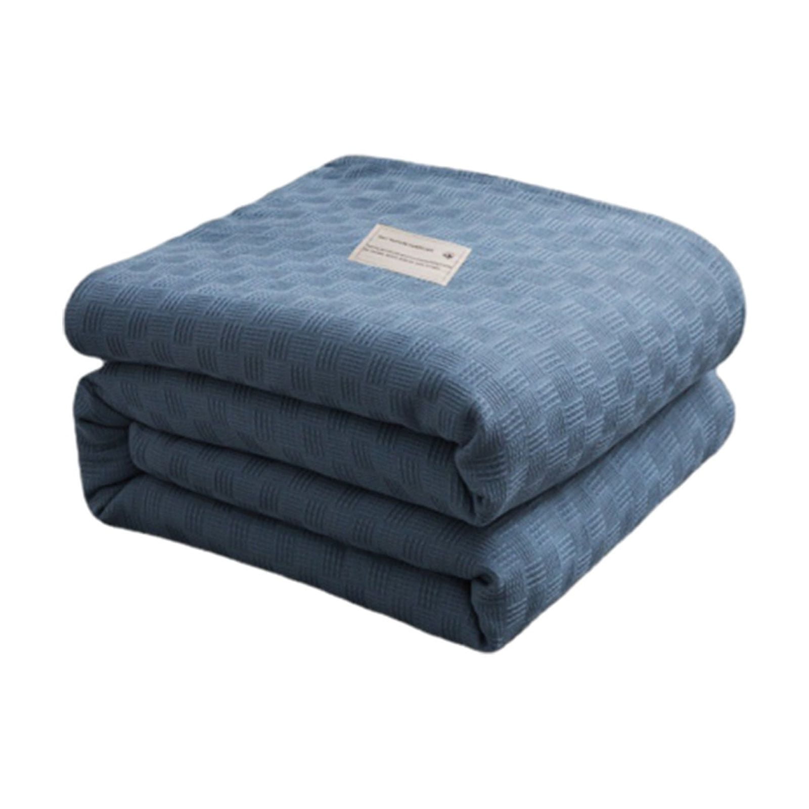59 × 39" 100% Cottons Blanket, Soft and Breathable Bed Blanket, Multi-functional Bed Blanket for All Season, Machines Washable Bed Couch for Home Living Room — image 2
