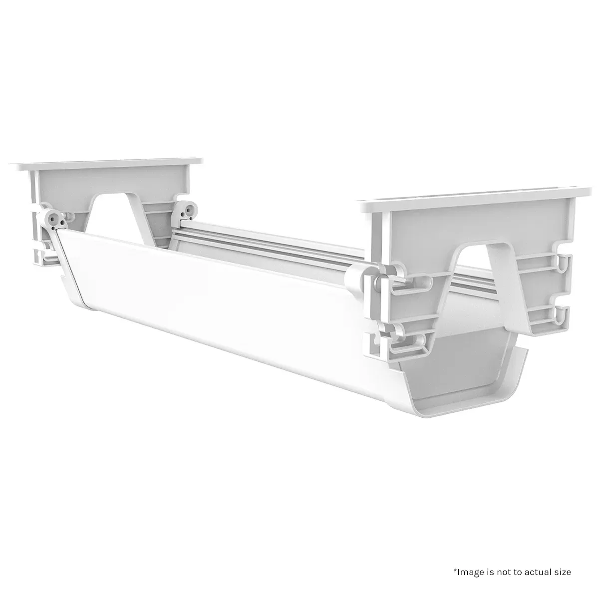 Lifespan Fitness ErgoDesk Height Adjustable Under Desk Cable Management Tray (100cm) — image 4