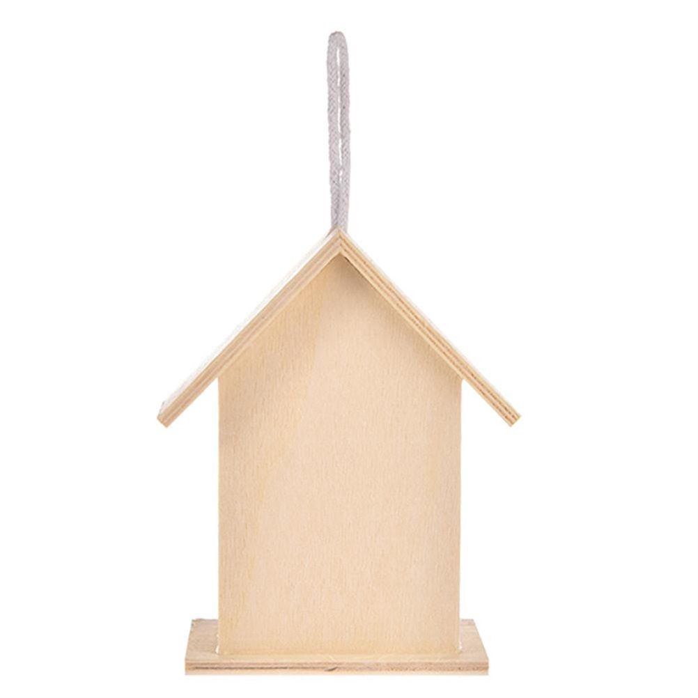 Wooden Bird House Hanging Nesting Box Birdhouse for Outdoor Garden Decorations — image 3
