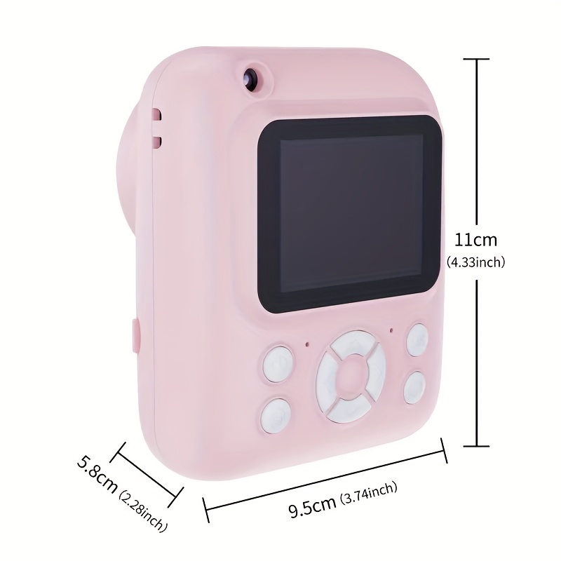 (PINK)Instant-Fun Camera: HD Photos, Filter Effects, Time-lapse Selfies, Built-in Games & Music, All-in-One Fun with Type-C Fast Charging — image 2
