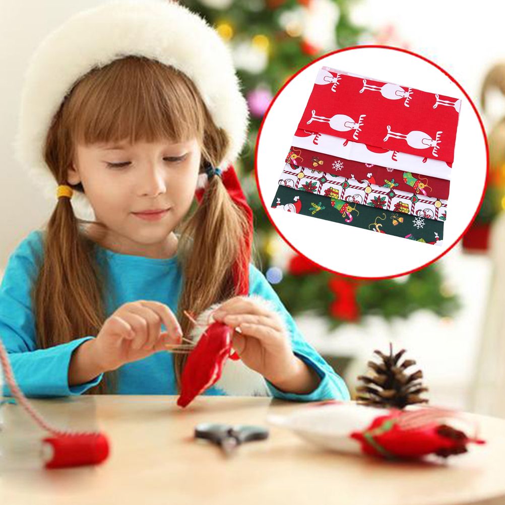 Christmas Cotton Fabric Patchwork Quilted Fabric for Dress Making Shirts Clothes Sewing Patchwork DIY Crafts โ image 5