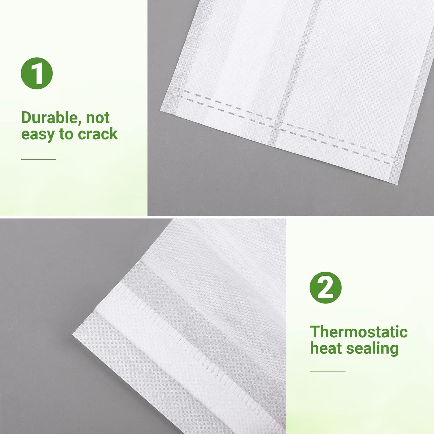 Mixed Size Non-Woven Grow Bag Set, Breathable Plant Nursery Pots for Seeds, Herbs, Vegetables and Cuttings, White โ image 4