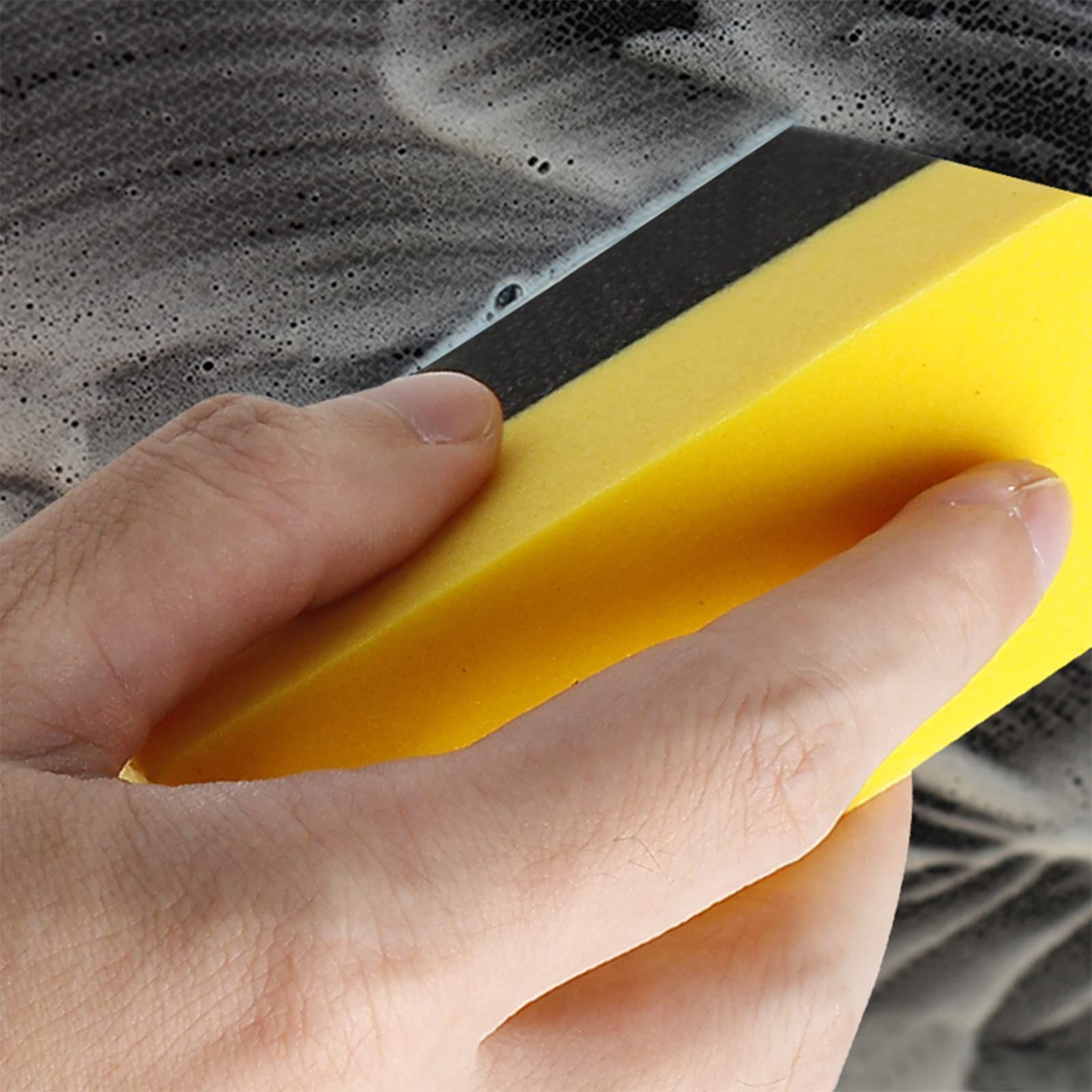 20 Pcs Tire Applicator Dressing Shine Sponge, Tire Dressing Applicator Pads, Color Polishing Sponge for Car Glass, Painted Steel & Porcelain — image 5
