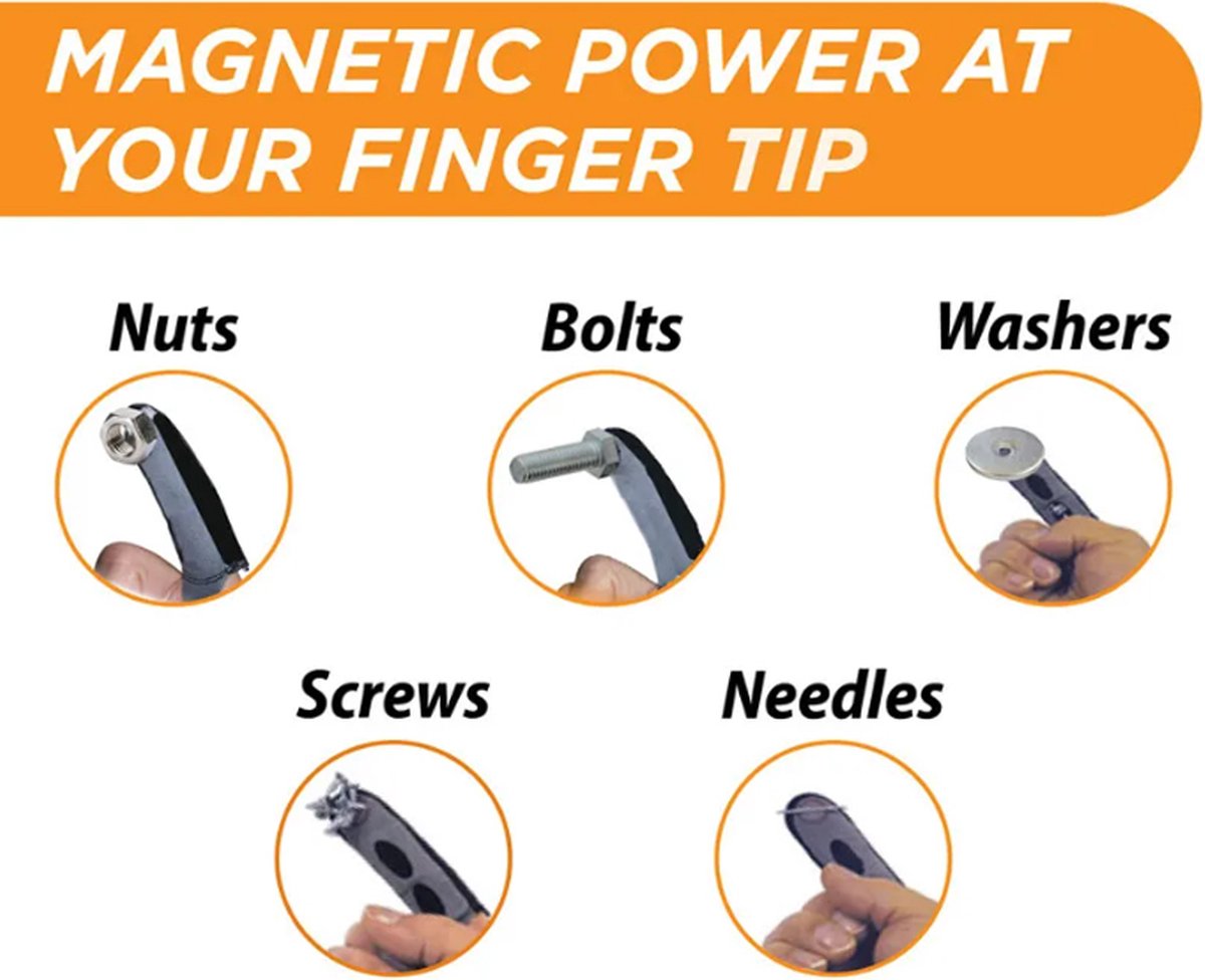 Magnetic Finger Glove | Magnetic Finger Sleeve | DIY Finger Glove | Fingertip Magnet | Magnetic Sleeve — image 3