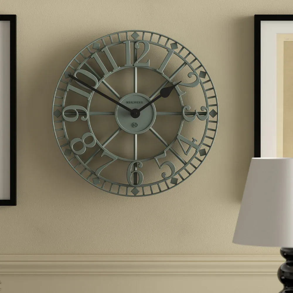Newgate Warehouse Wall Clock-Asparagus Green — image 2