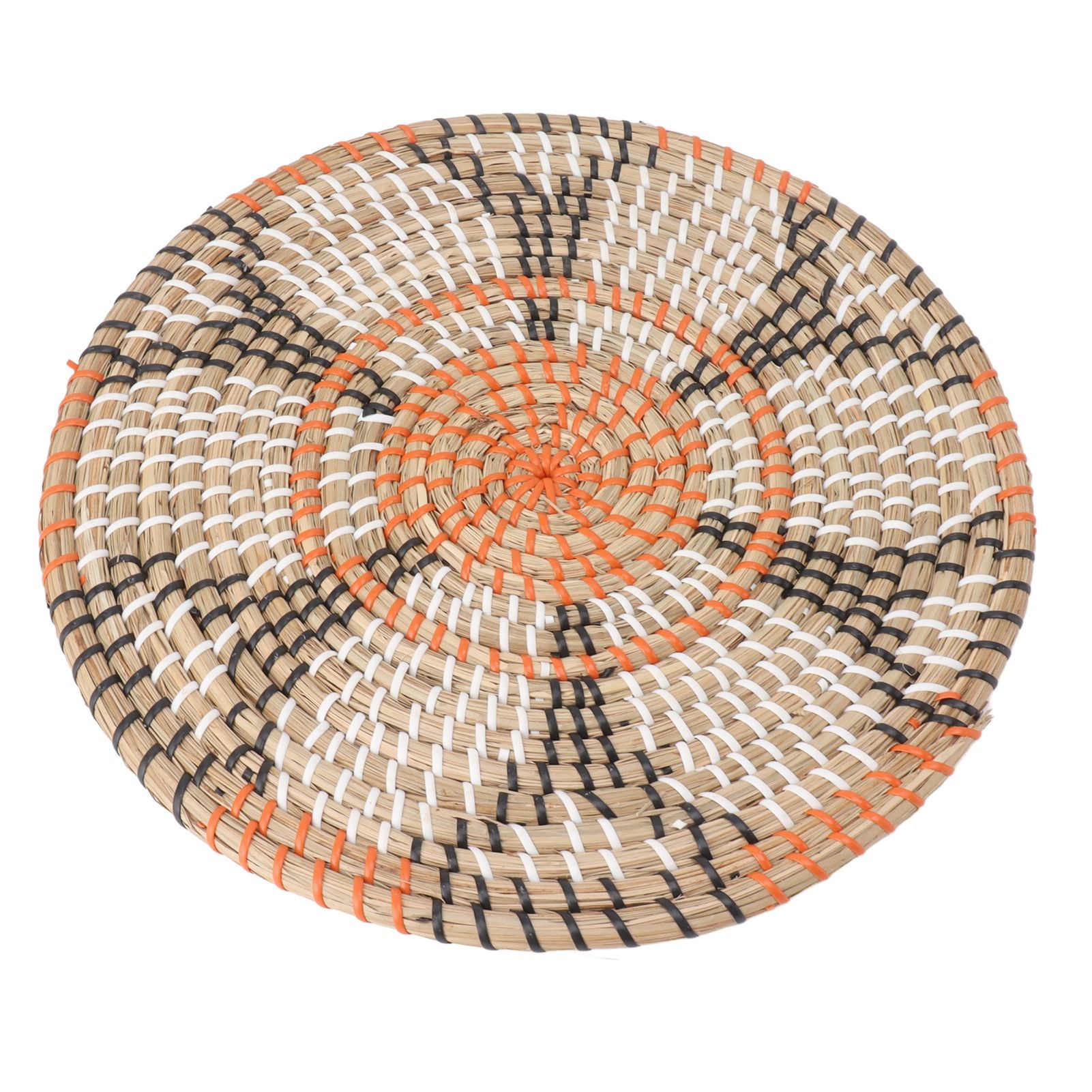 Grass Woven Placemats Nordic Style Innovative Round Placemats for Dining Table Home Decor Wall Decor 34cm/13.4in โ image 4