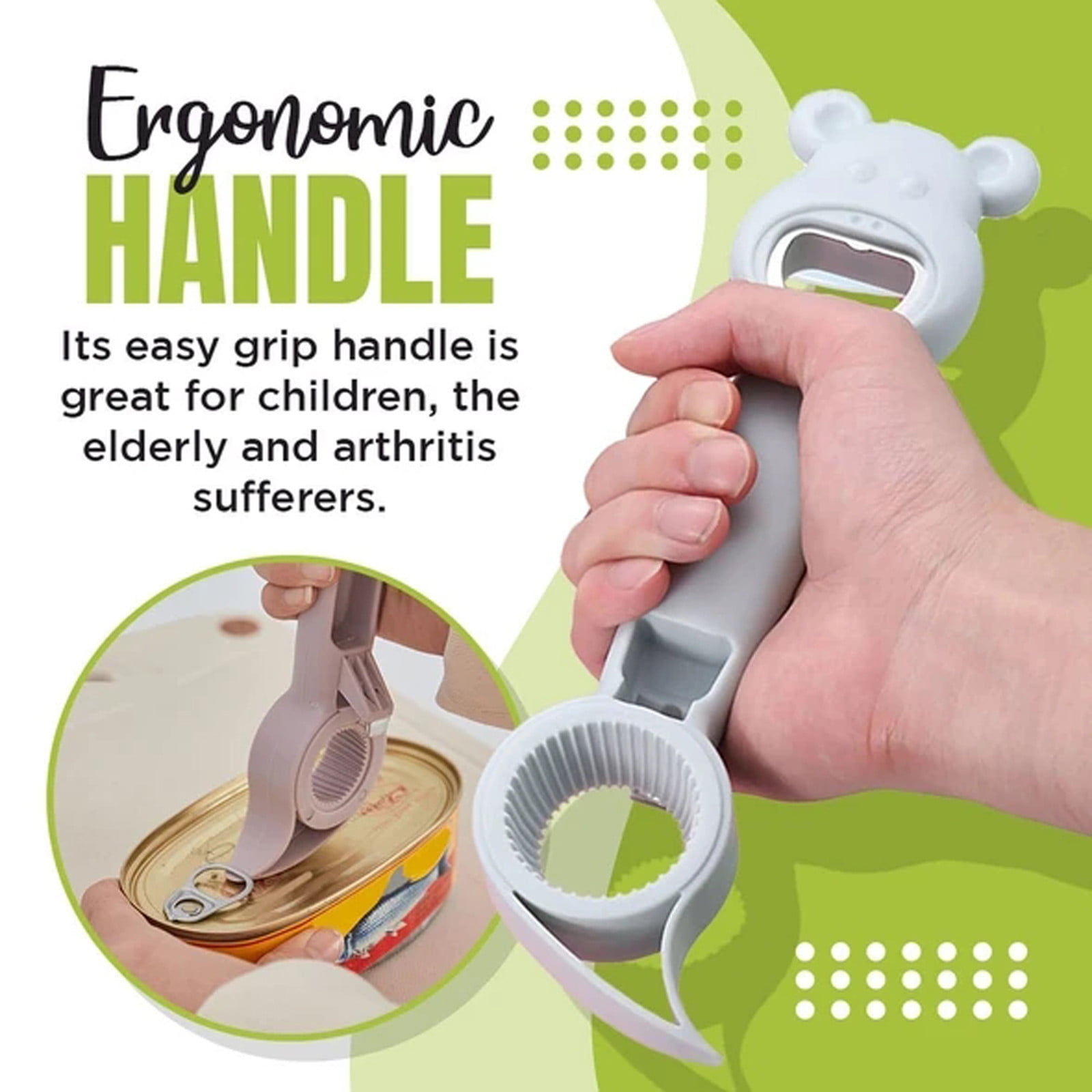 Bottle and Can Openers ! Opener 4Pcs Can Cap Canned Bottle Home Bottle Multifunctional 4-In-1 Kitchen,Dining & Bar, Four in One Corkscrew Promotion Include 4 × — image 6