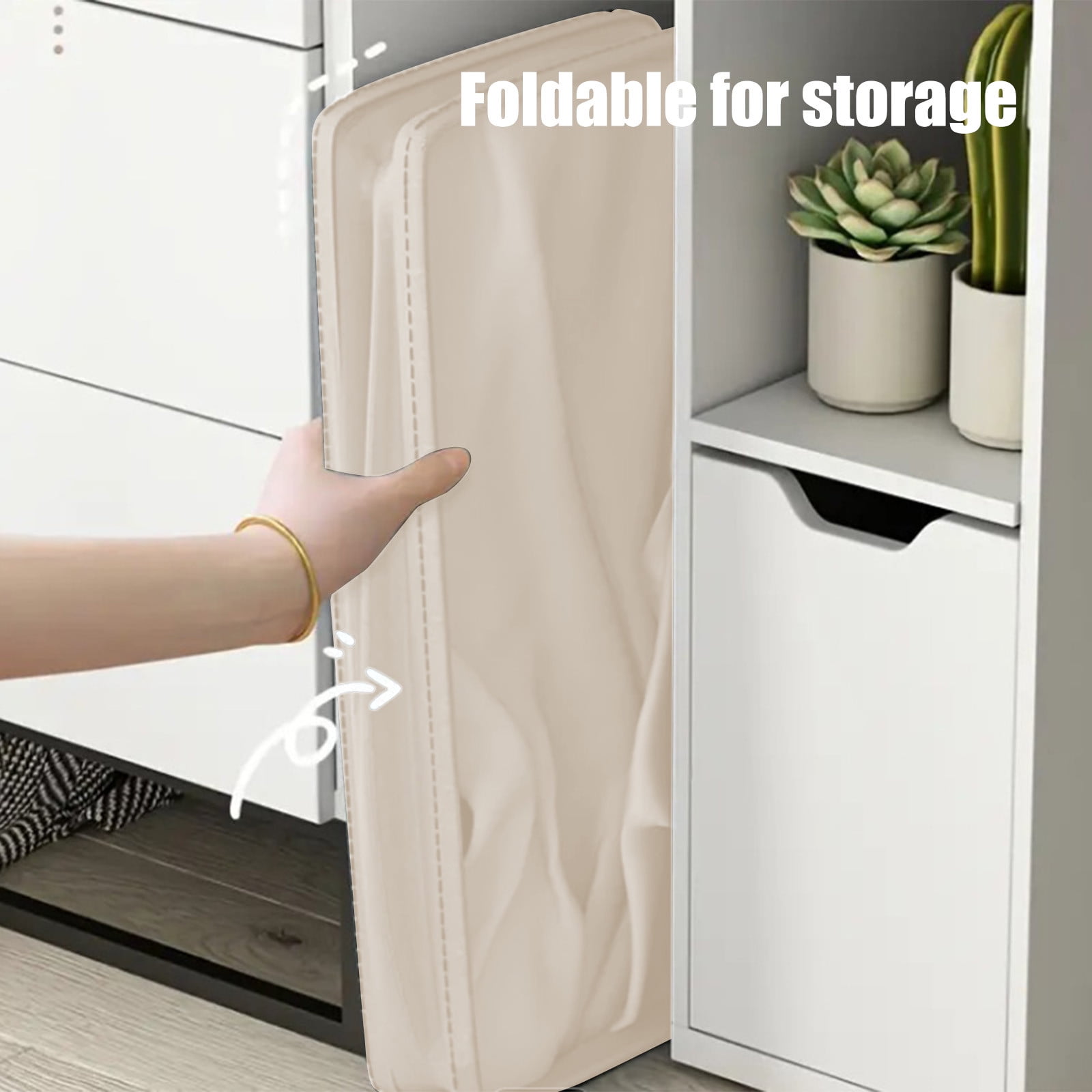 Laundry Baskets with Wheels and Handle, Collapsible Laundry Baskets, Clothes Laundry Basket with Removable Wash Bags for College Dorm, Rolling Laundry Hamper โ image 6