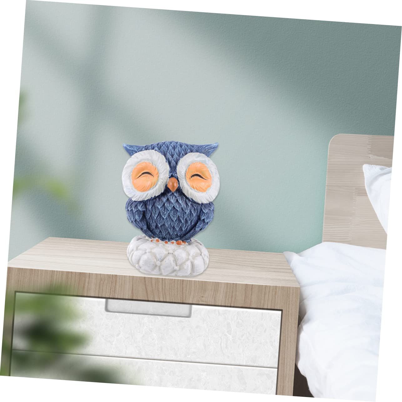 1pc Owl Ornament Garden Owl Statues Owl Garden Statue Ornament for Kids Mini Bird Statue Decorative Bird Figure โ image 3