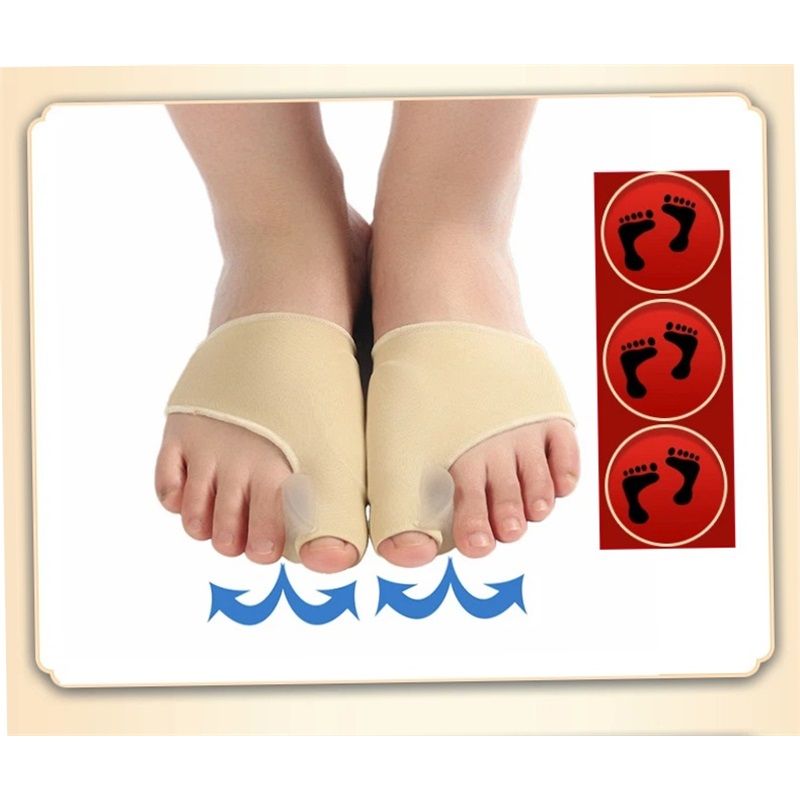 Bunion Relief Sleeves Bunion Pads Brace Cushions Toe Straightener Hallux Valgus Relief Kit Pack (small) โ image 5