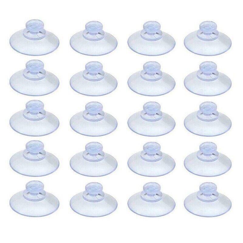 20Pcs 20/40Mm Suction Cups Caps Suckers Aquarium Fish Tank Glass Hanger Pads - 40MM — image 3
