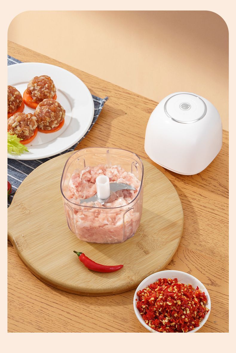 350ml Household Multifunctional Automatic Food Processor-white — image 4