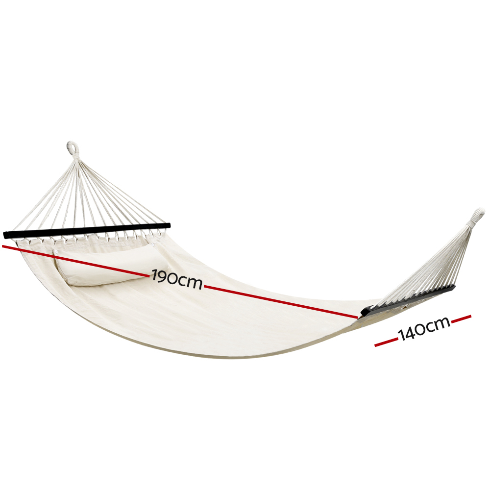 Gardeon Hammock Bed Outdoor Camping Portable Hanging Chair 2 Person Piillow โ image 2
