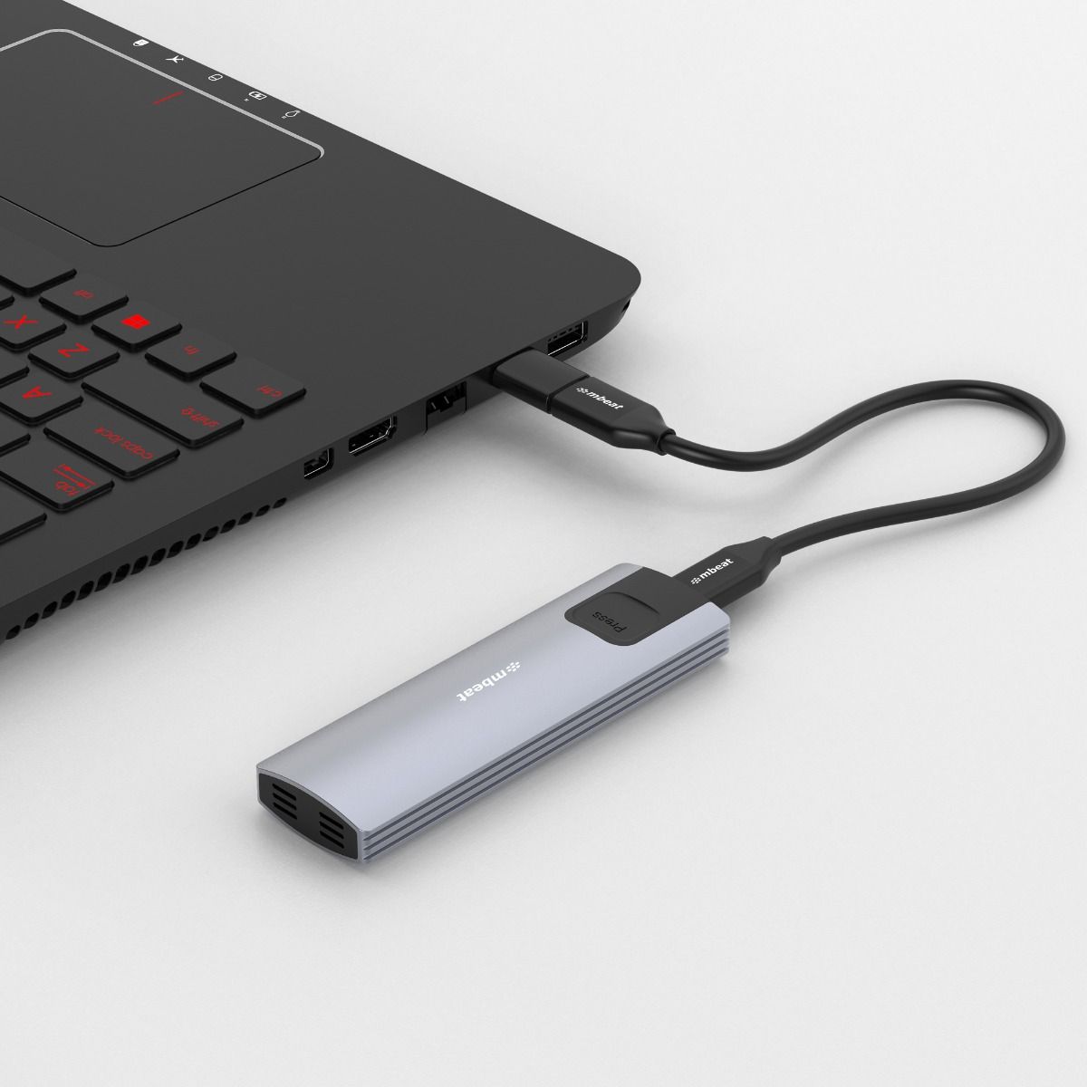 mbeat 10Gbps M.2 NVMe SATA SSD Enclosure โ image 3