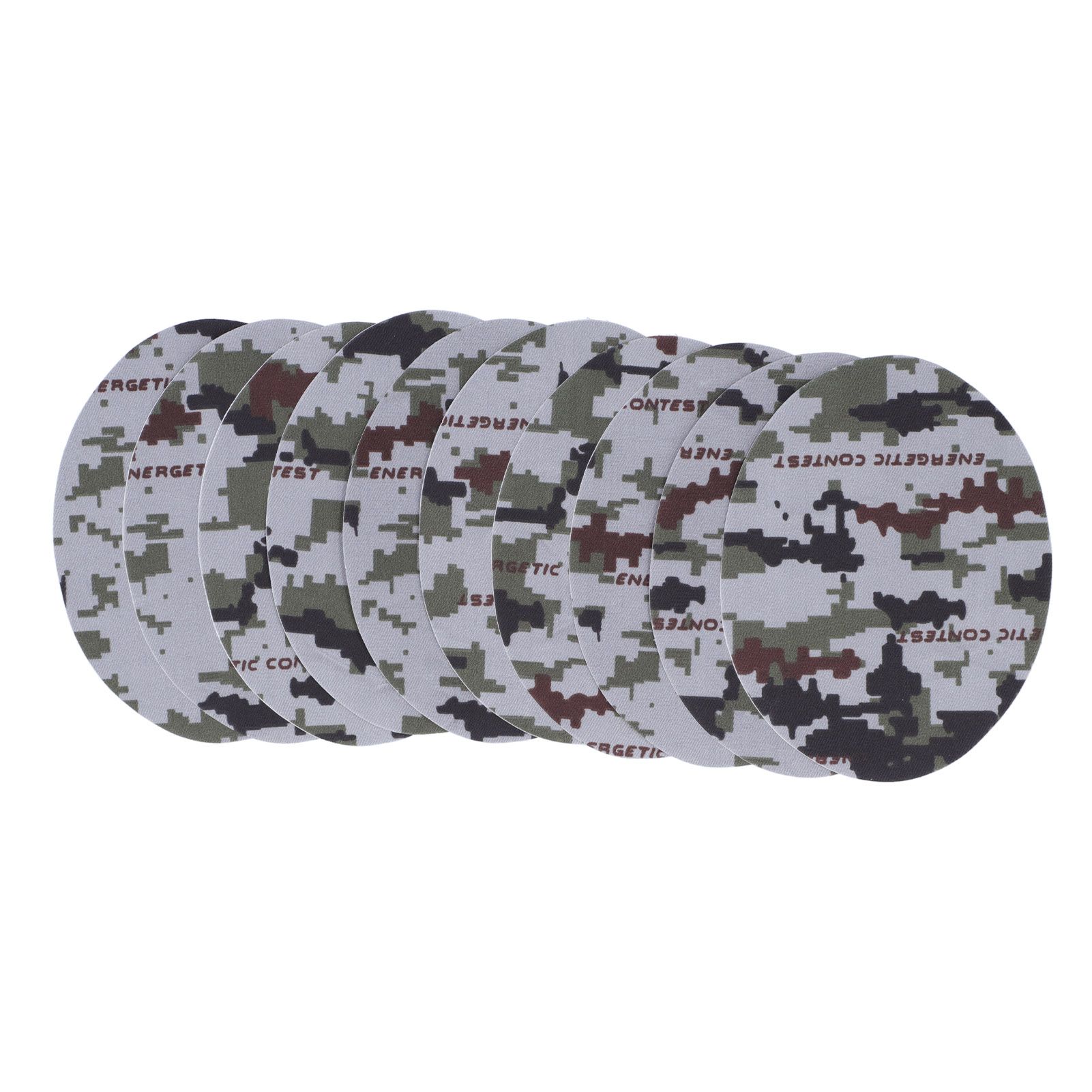 10PCS Camouflage Clothes Patches Clothing Repair Decorating Kit for Pants Down Jacket Decoration — image 3