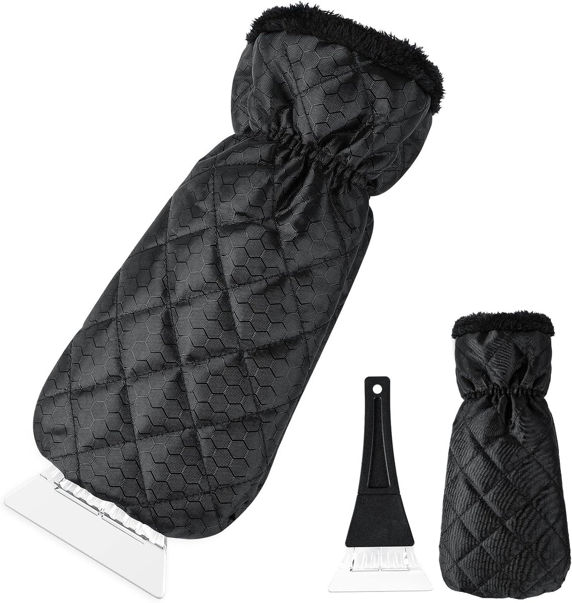 Snow Removal Tools - Snow Shovel - Windshield Ice Scraper - Antifreeze Gloves for Easily Removing Frost and Ice from the Windshield - Snow Scraper