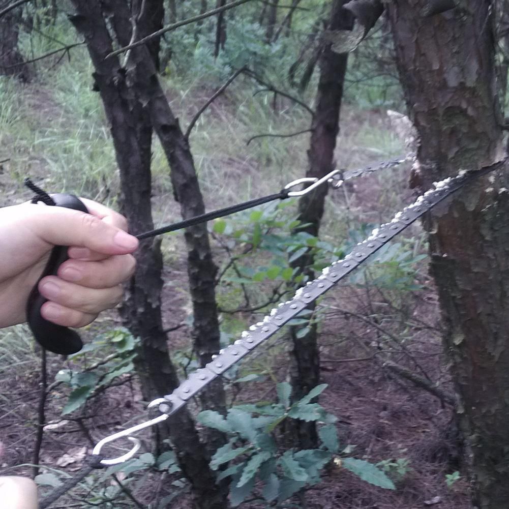 Wire Saw Lightweight Portable Metal Manual Chain Saw Emergency Saw Pocket for Outdoors Emergency Survival Tree Cutting Hunting — image 5