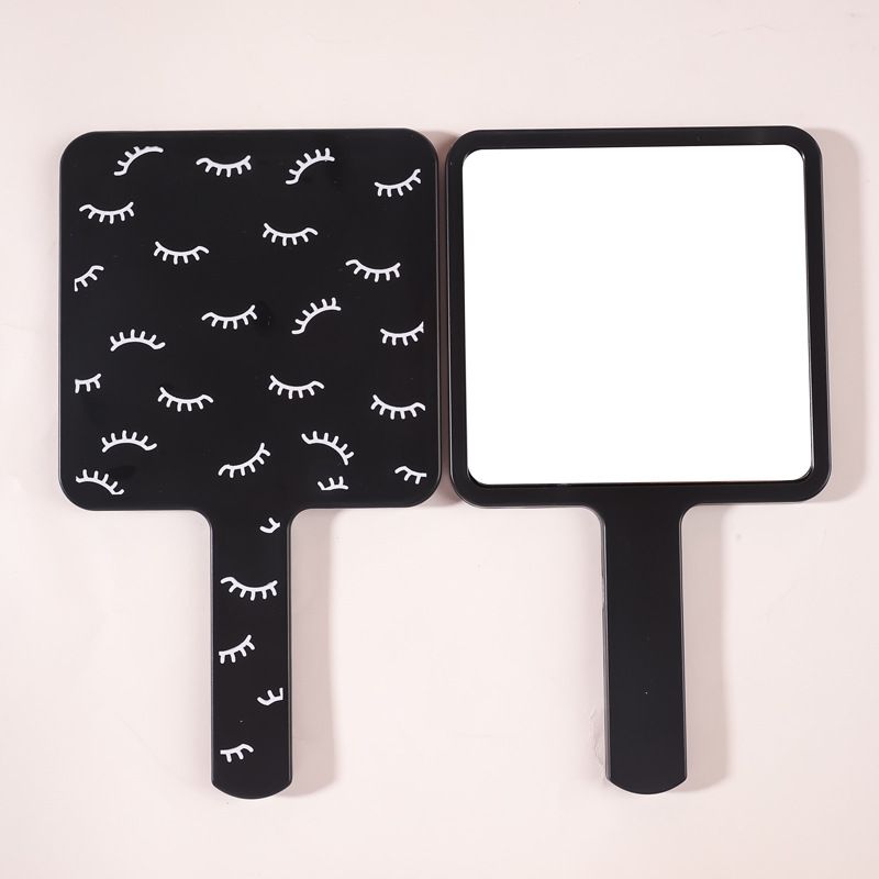 Mini Handheld Lash Mirror for Eyelash Extension -Anti-Fog Beauty Mirror for Lash Application, Inspection-3pcs
