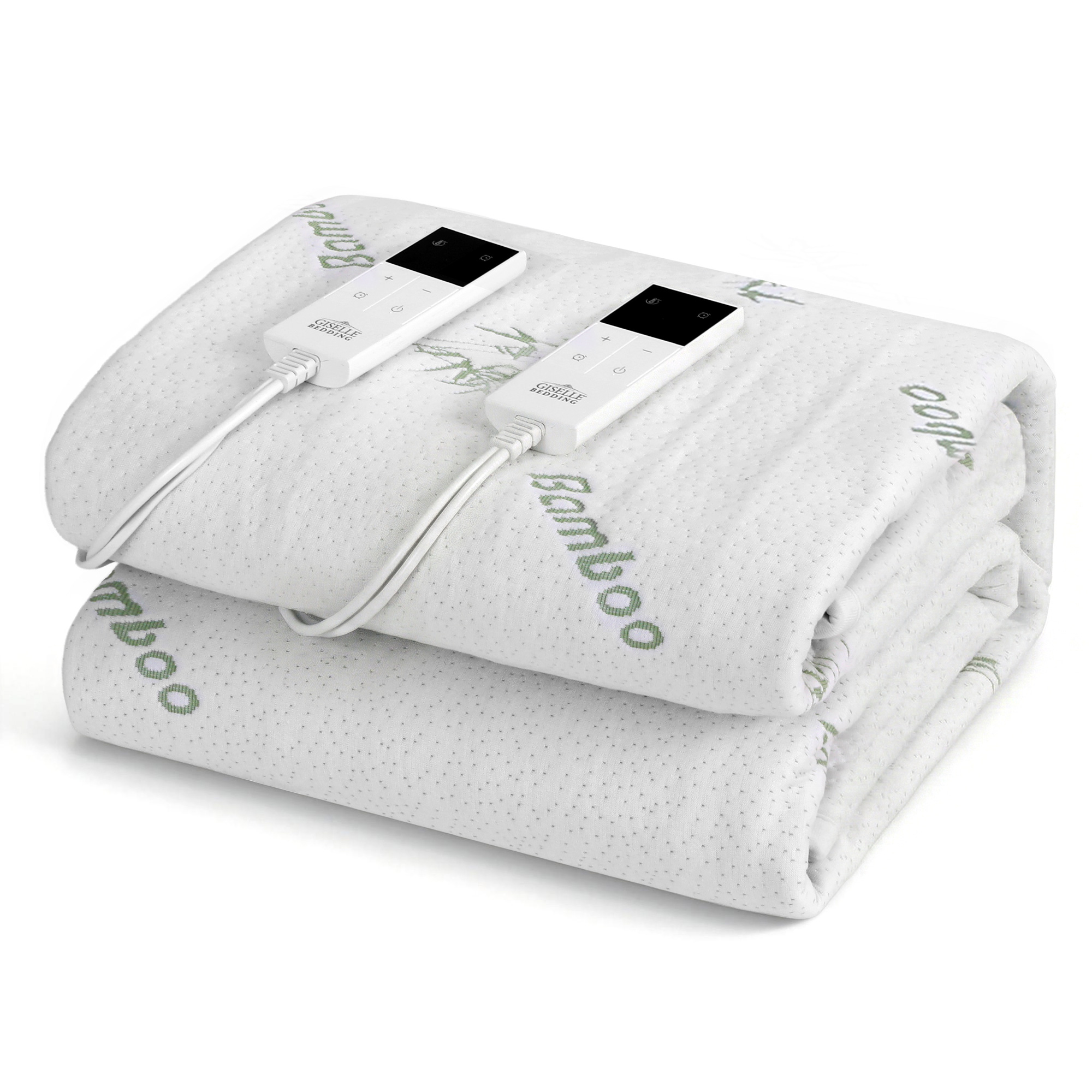 Giselle Electric Blanket Bamboo Fabric Double Fitted Heated Pad Underlay Washable Winter โ image 2