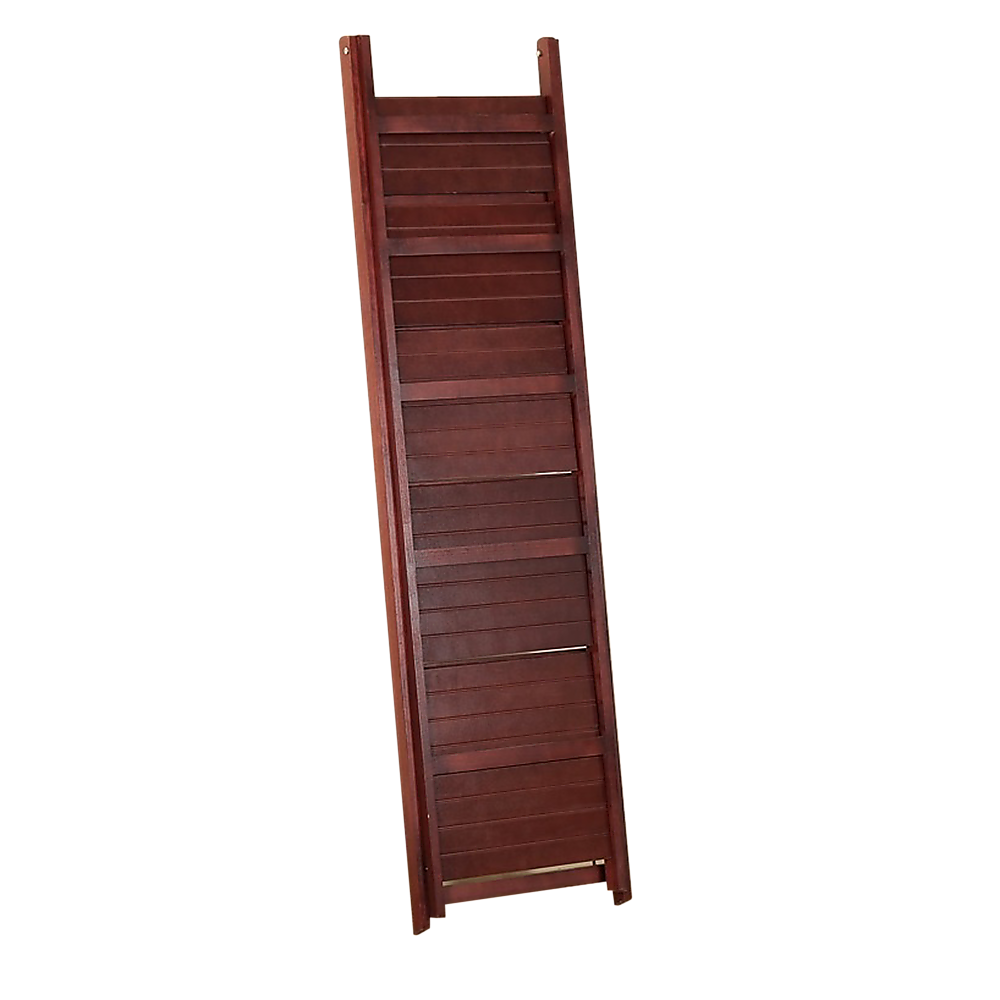 5 Tier Wooden Ladder Shelf Stand Storage Book Shelves Shelving Display Rack โ image 4