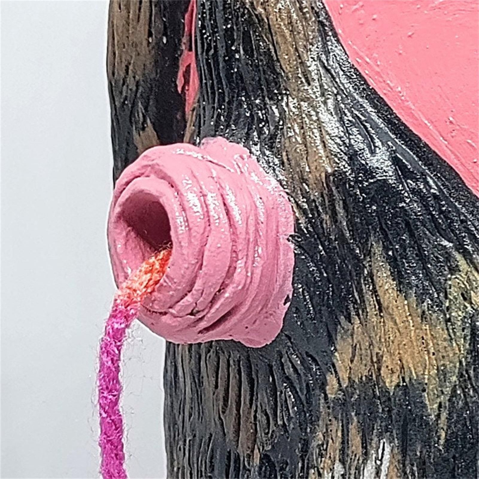 Cute Cat Butt Yarn Holder Resin Garden Figurine Ornament Crafts For Home Bedroom Dormitory Decoration Supplies Yarn Storage — image 3