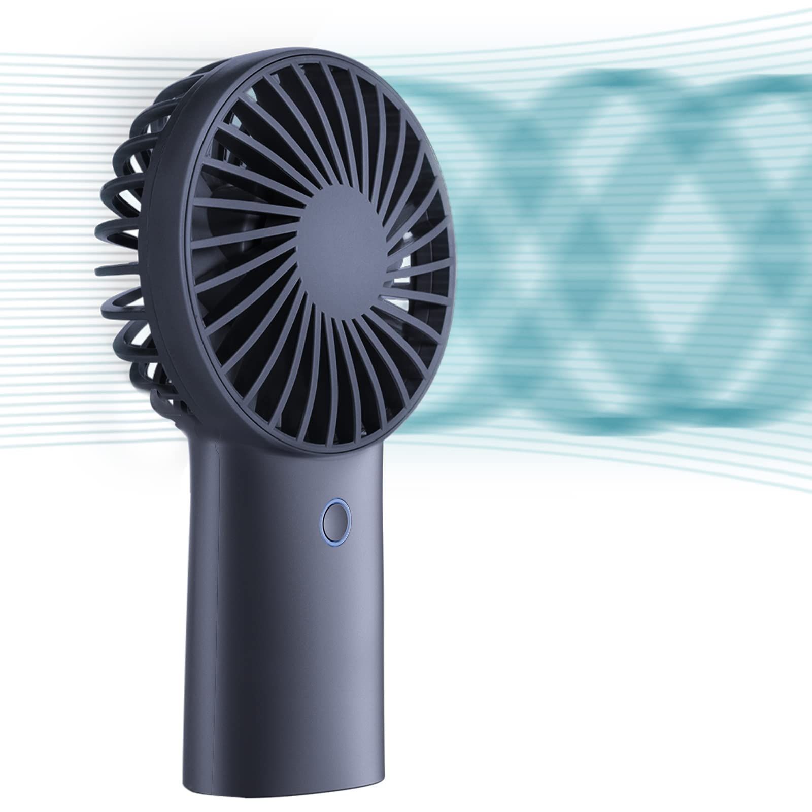 Handheld Fan [30H Max Cooling Time] Mini Portable Hand Fan, USB Rechargeable Small Personal Fan, Battery Operated Hand Fan