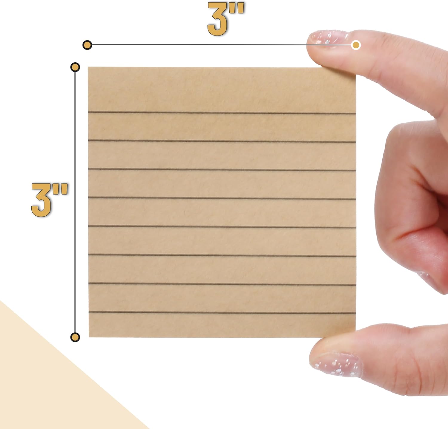 Sticky notes - Memo pad - Notepads - Bullet journal accessories - School supplies - Office supplies - Kraft paper - Notepads - Aesthetic stationery - Scrapbook — image 5