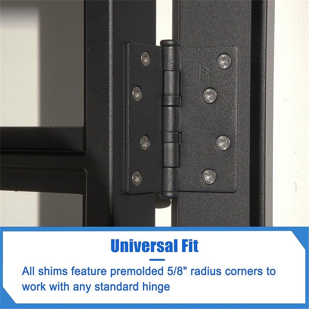 10 Pack Door Hinge Shims for Door Hinge Repair Kit, 0.030 Inch Thickness, 4 Inch Hinge Shims Hardware Door Hinge Shims — image 4