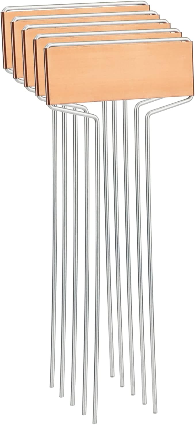 20 Pcs Copper Metal Plant Labels Garden Plant Tags for Plants Herb Seedlings โ image 3