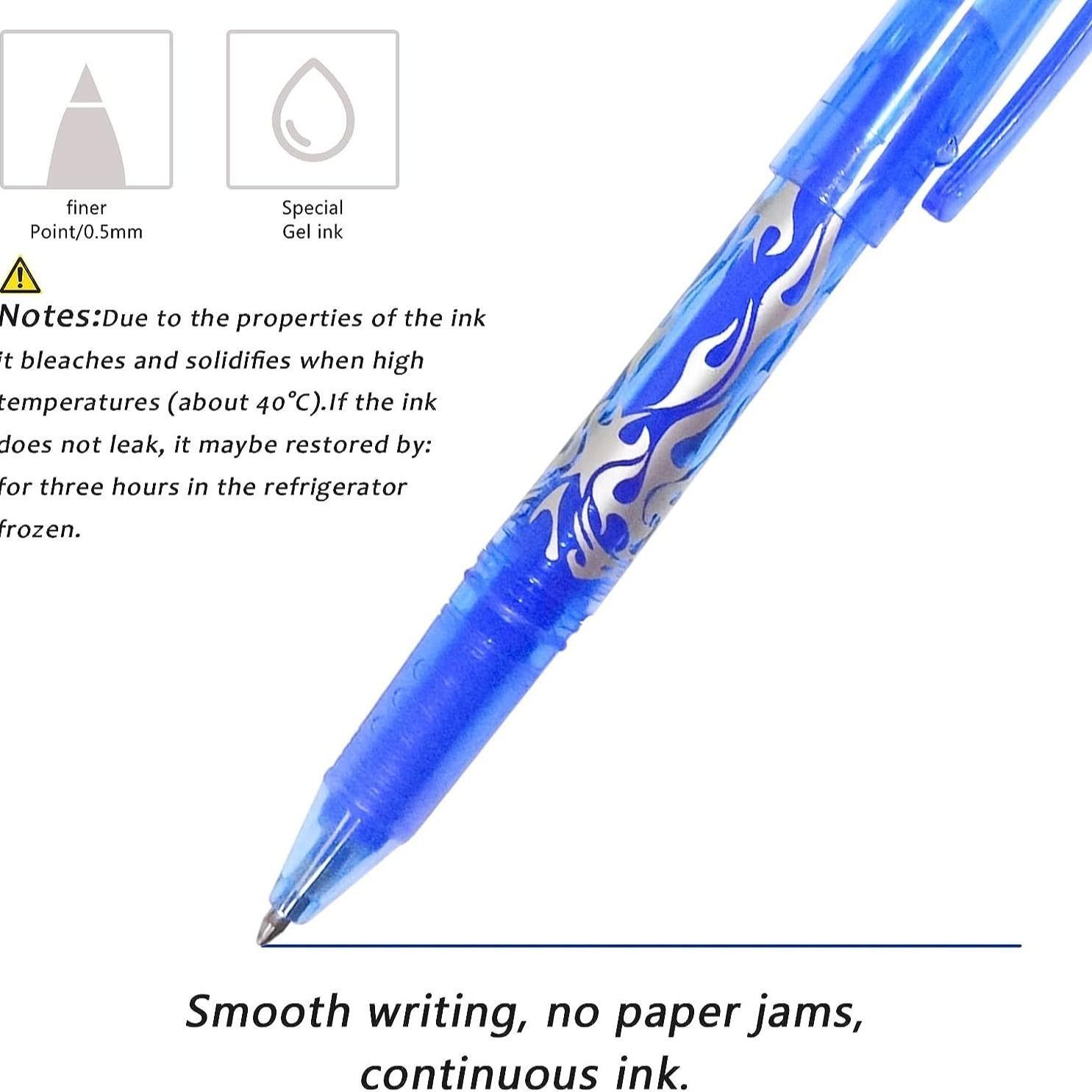 Erasable Gel Ink Pens 12-pack, MultiColor โ image 6