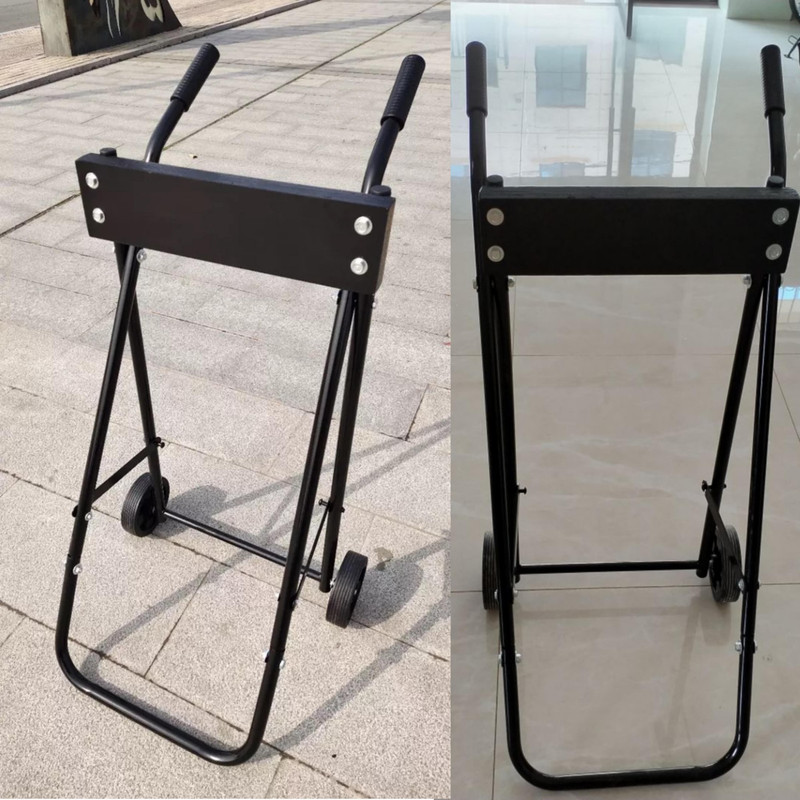 Outboard Boat Motor Stand Carrier Cart Engine Stand Multi Purpose Easy to Use Sturdy Support,Trolley for Storage Maintenance — image 6