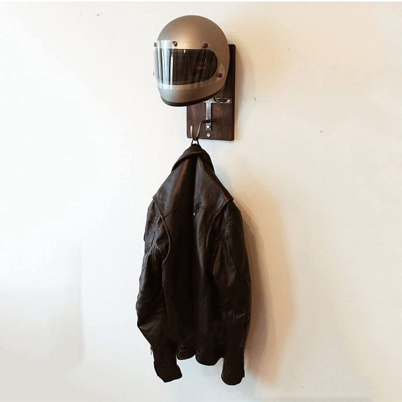 Moterbike Helmets Motorcycle Helmets Multi-Functional Motorcycle Rack for Coats Home Hanging Hook Wall Hanger Mount Storage โ image 4