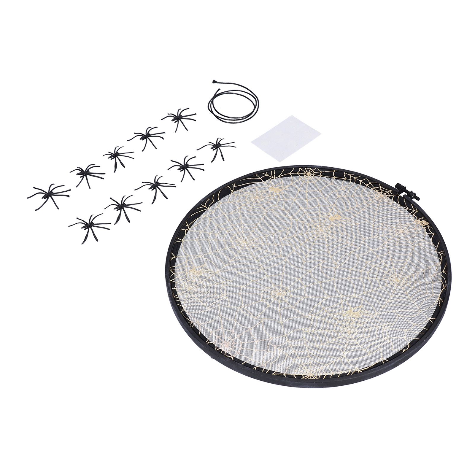 Halloween Embroidery DIY Hanging Decorative Cross Stitch Crafts Ornament for Home FestivalWithout Bowknot — image 4