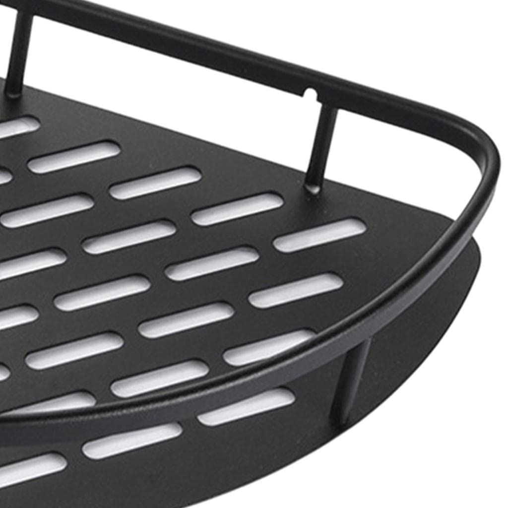 2pcs Bathroom Shelves Corner Shower Caddy Rack Wall Mounted No Drilling Storage Basket for Home Toilet Kitchen (Triangle) โ image 5