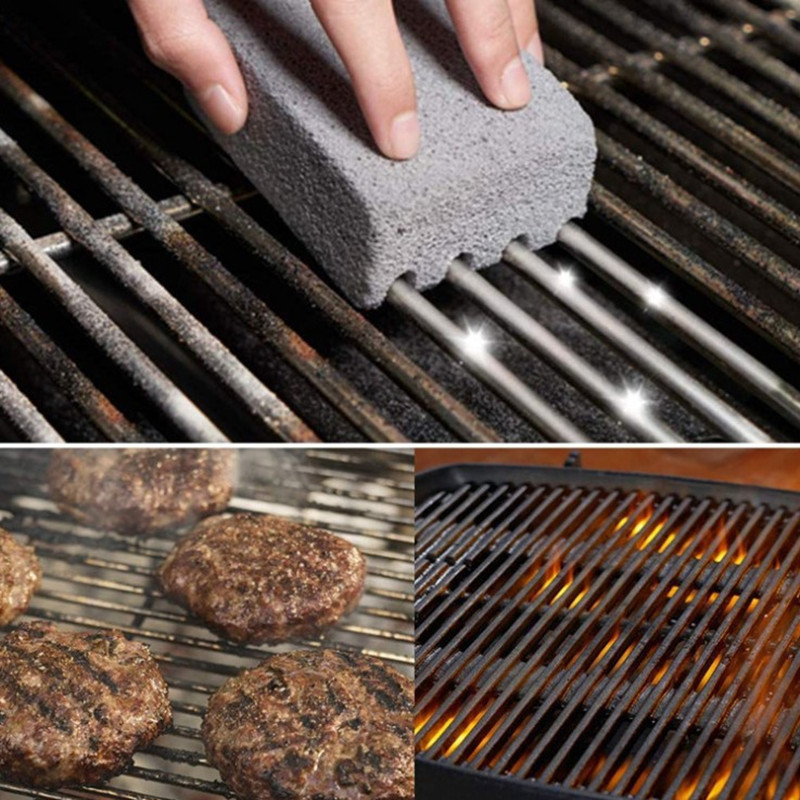 5 Pack Grill Cleaning Brick Pumice Stone BBQ Cleaner Block Heavy Duty Grease Remover for Griddle Stove and Kitchen Sink — image 2