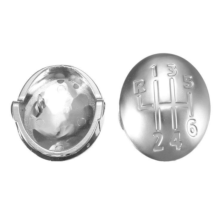 Car Gear Shift Lever Knob Stick Head,Speed Gear Shifter Emblem Cap Gear Shift Knob Replacement Parts(2pcs) — image 3