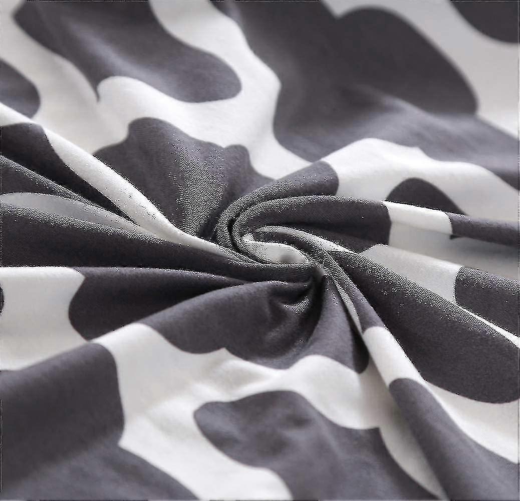 2 Seater Printed Stretch Sofa Cover Furniture Protector - Grey 145-185cm โ image 3