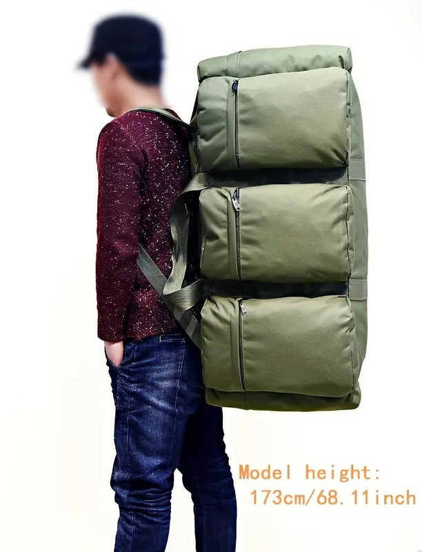 Military Duffel Backpack 80L Outdoor Travel Bag — image 3