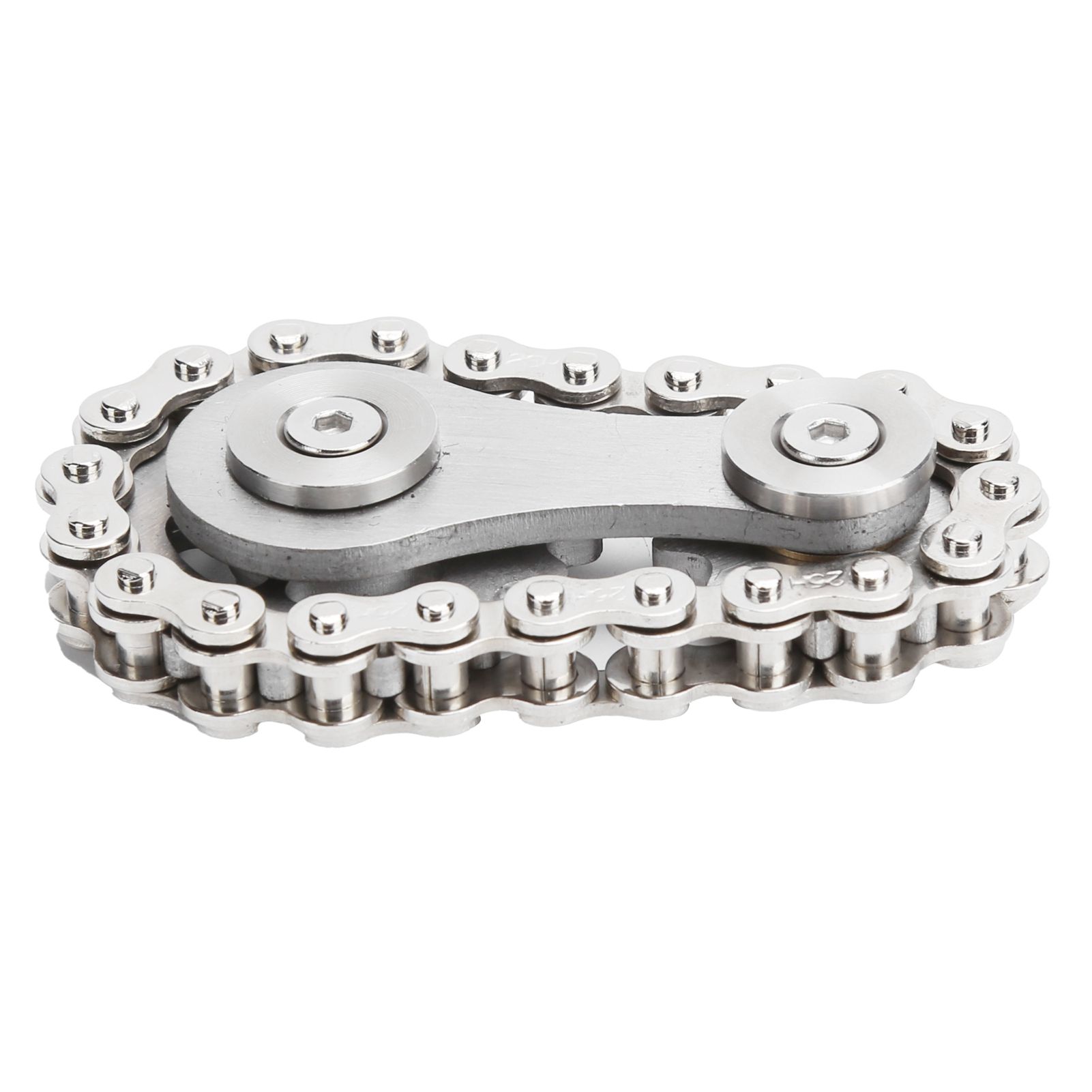 Sprocket Fingertip Gearwheel Rotating Sprocket Flywheel Toy Relieve Stress Decompression ToySilver โ image 5
