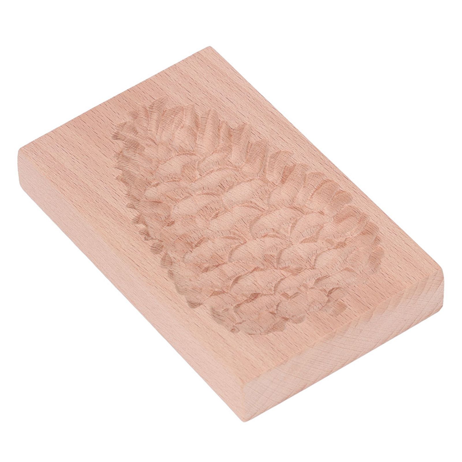 Wooden Cookie Mould Beechwood Reusable Washable Biscuit Press Stamp Mold for Kitchen Baking Pine Cone โ image 6
