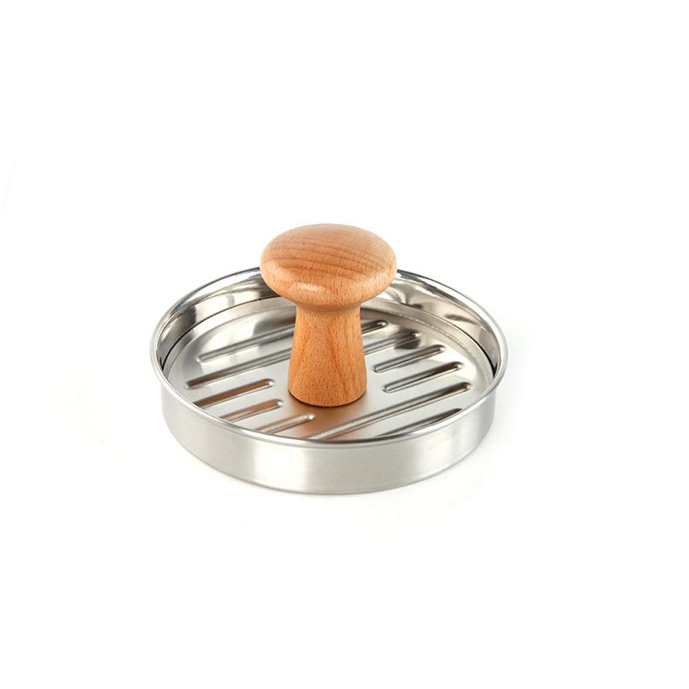 5.24" Burger Press Stuffed Hamburger Patty Maker Mold Stainless Steel Non-Stick Meat Presser Essential Grilling Accessories โ image 4