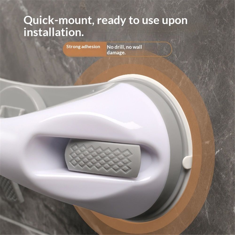 Shower Grab Bar Suction Cup 11 inch, Grab Bars for Bathtubs, Bathroom Safety Grip Shower Handle for Elderly and Seniors, Bath Handrails Removable & Reusable โ image 2