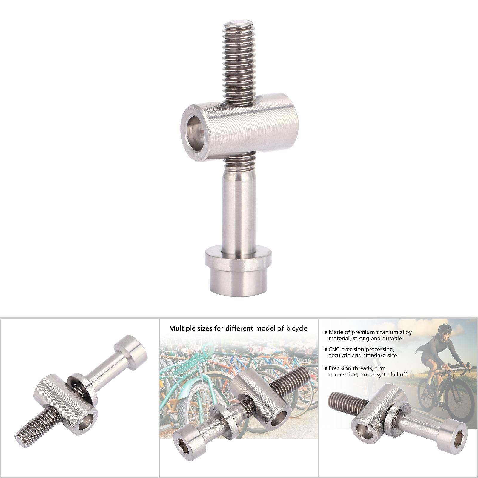 Mountain bike M540 titanium alloy hexagonal seat pole fixing screw, seat tube fastening fixing screw — image 3