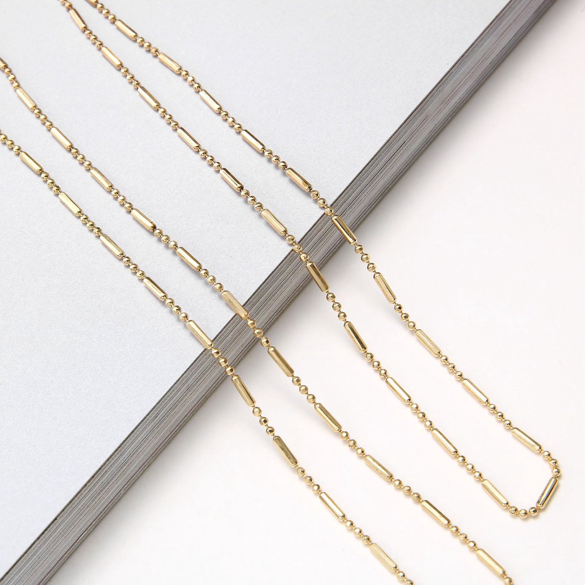 Gold Glasses Cord | Sunglasses Cord | Glasses Chain | Glasses Cord | With Black Loop | 72 CM — image 4