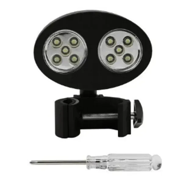 Grill Light With 360 Degree Rotation, Heat Resistant LED Clip On BBQ Light for Grilling, Camping and Outdoor Use, Black — image 4