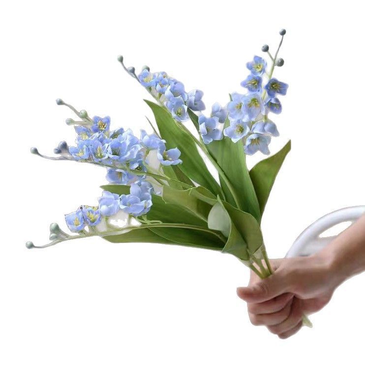 Artificial Yellow Lily of The Valley, Healing Decor, 5 Pack — image 3