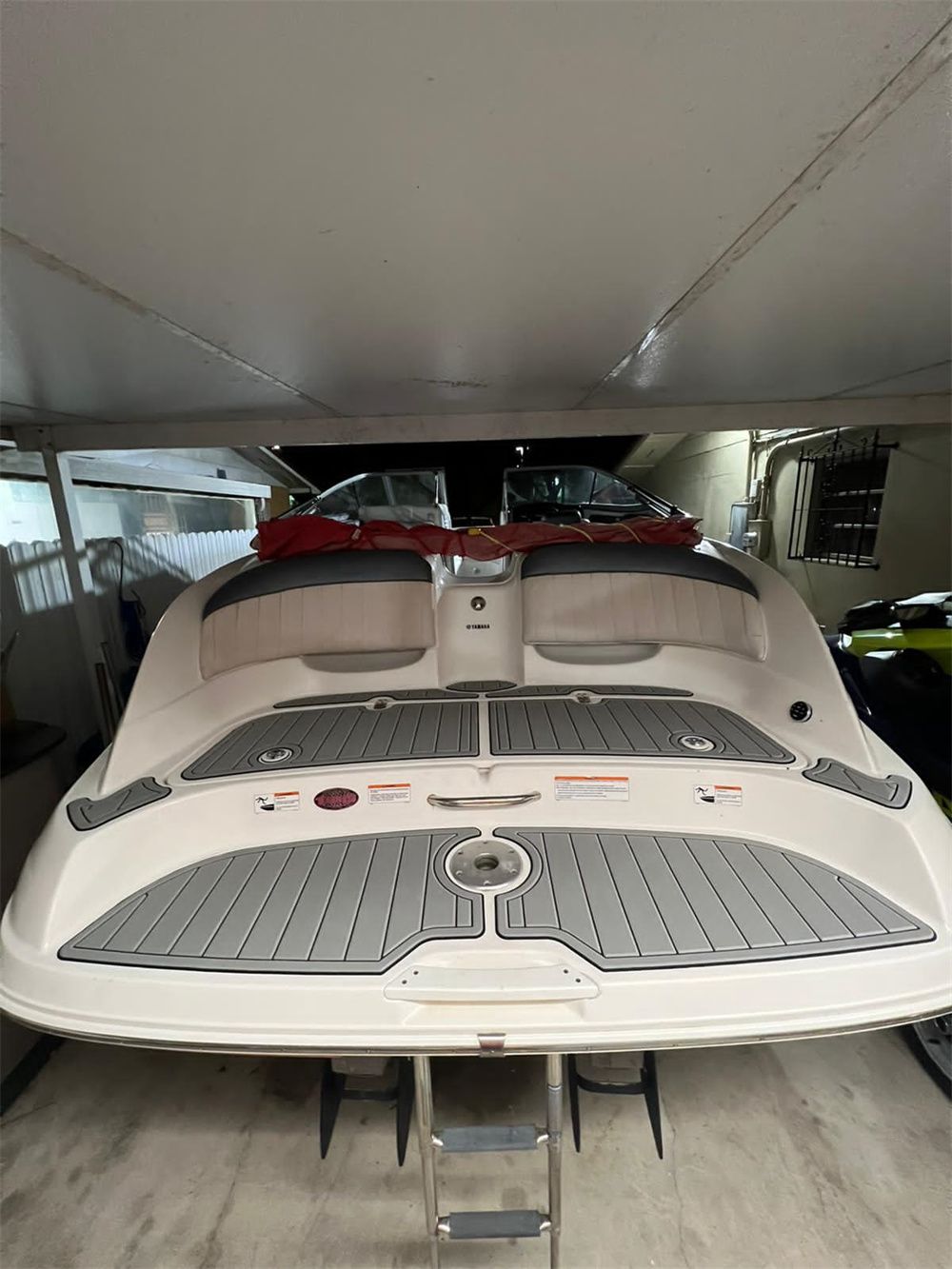 2007 Yamaha SX230 SR230 AR230 Swim Platform Pad Boat EVA Foam Teak Floor Mat SeaDek MarineMat Gatorstep Style Self Adhesive — image 3