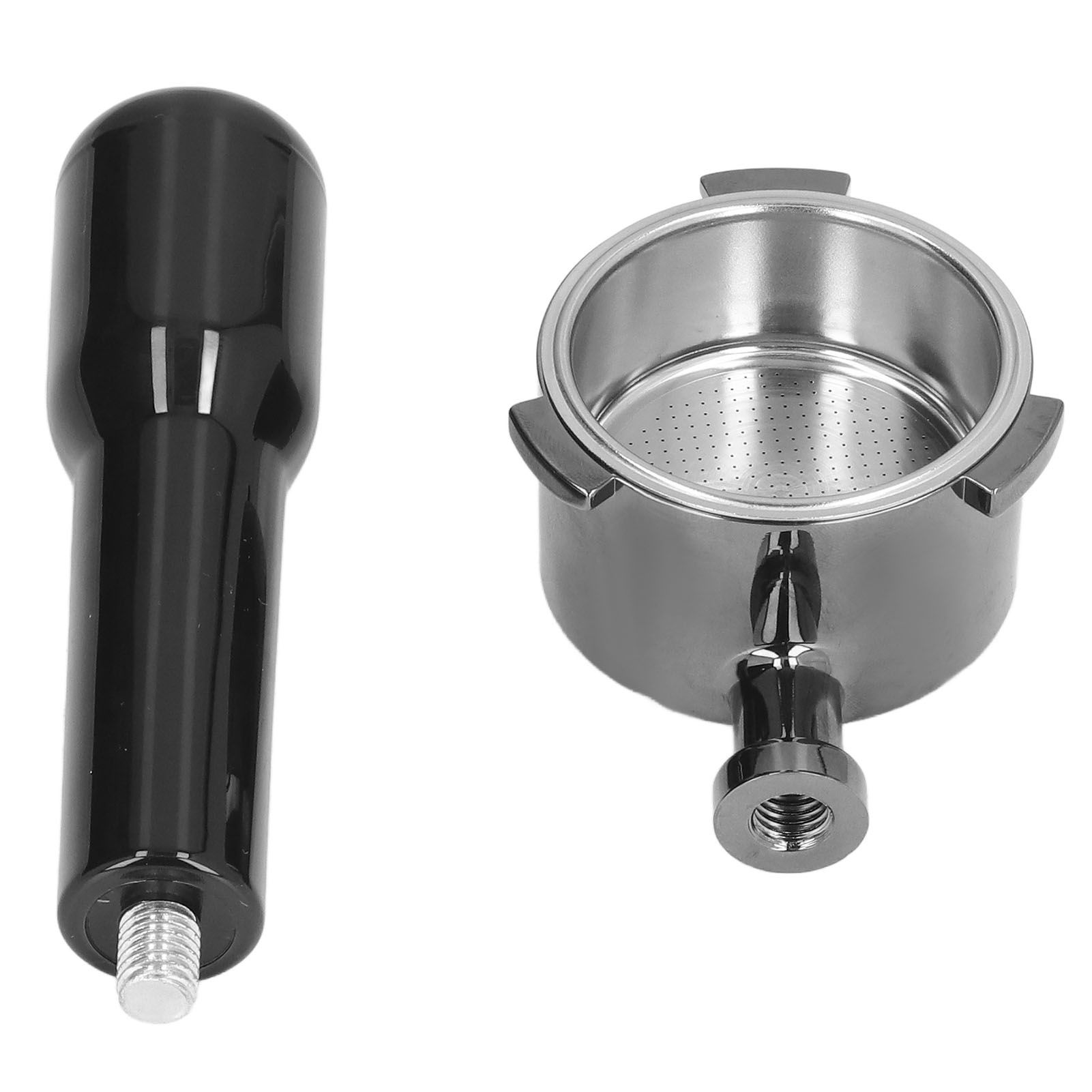51mm Coffee Portafilter Zinc Alloy Coffee Bottomless Portafilter 3 Ears for DELONGHI ECP685 680 โ image 5
